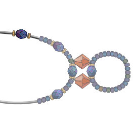 Sparkling Circles Bracelet with Swarovski Crystal